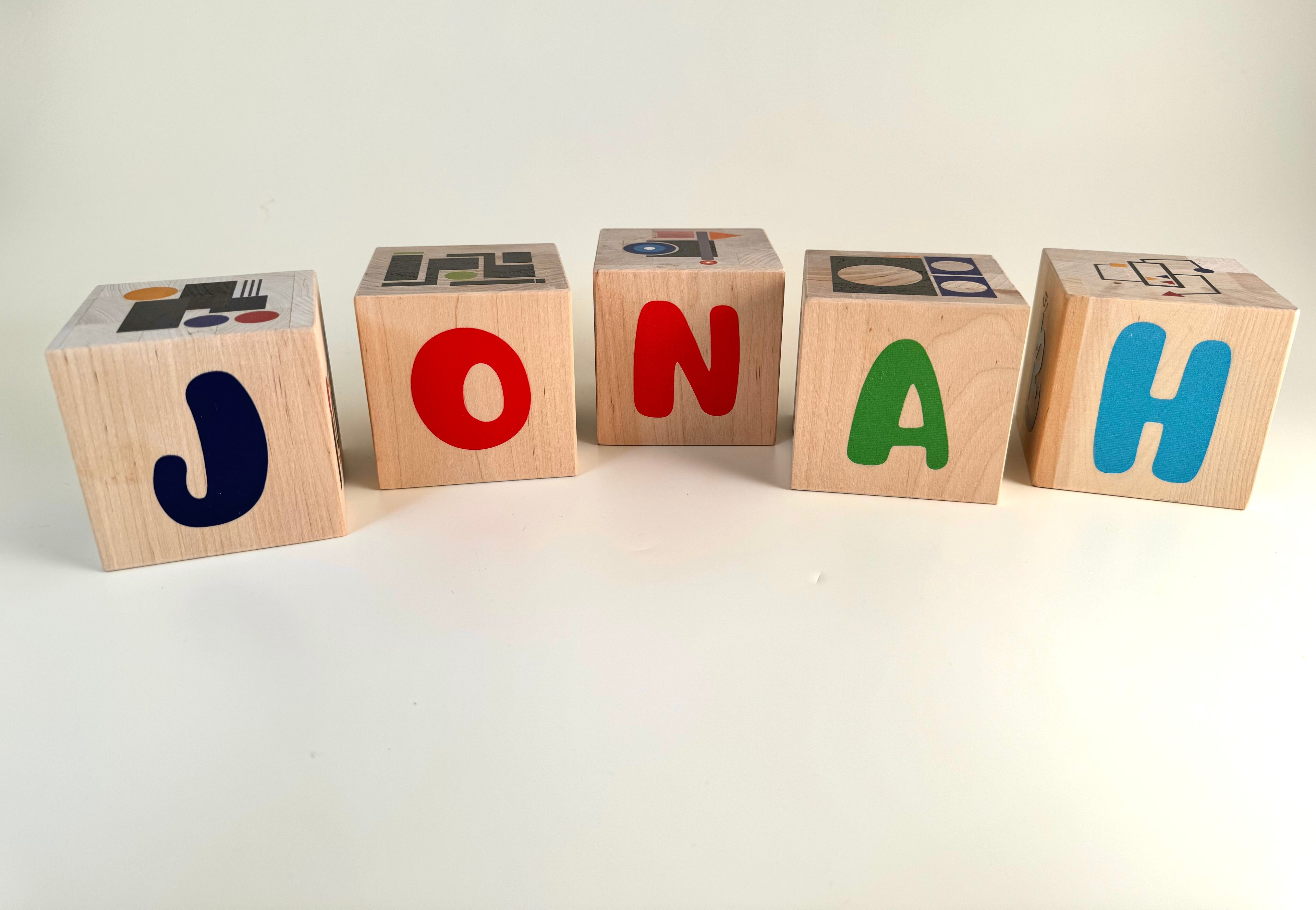 Baby Name Art Blocks