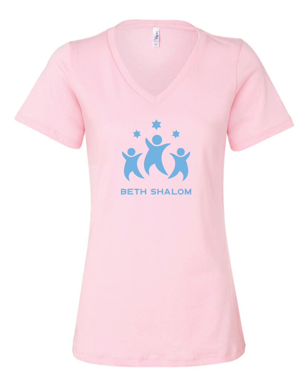 Women's V-Neck T-shirt - Full Front Design