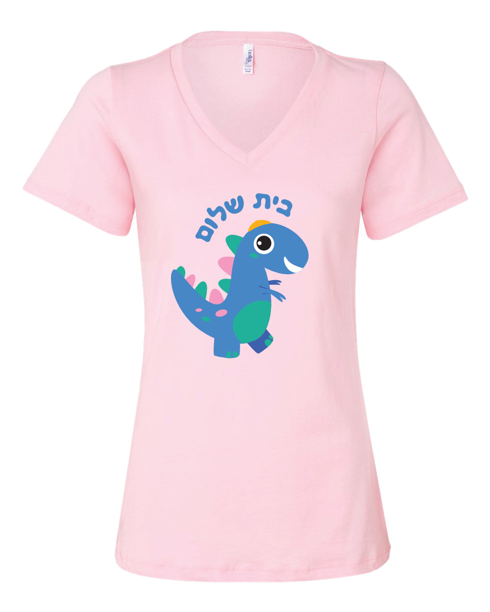 Women's V-Neck T-shirt - Full Front Design