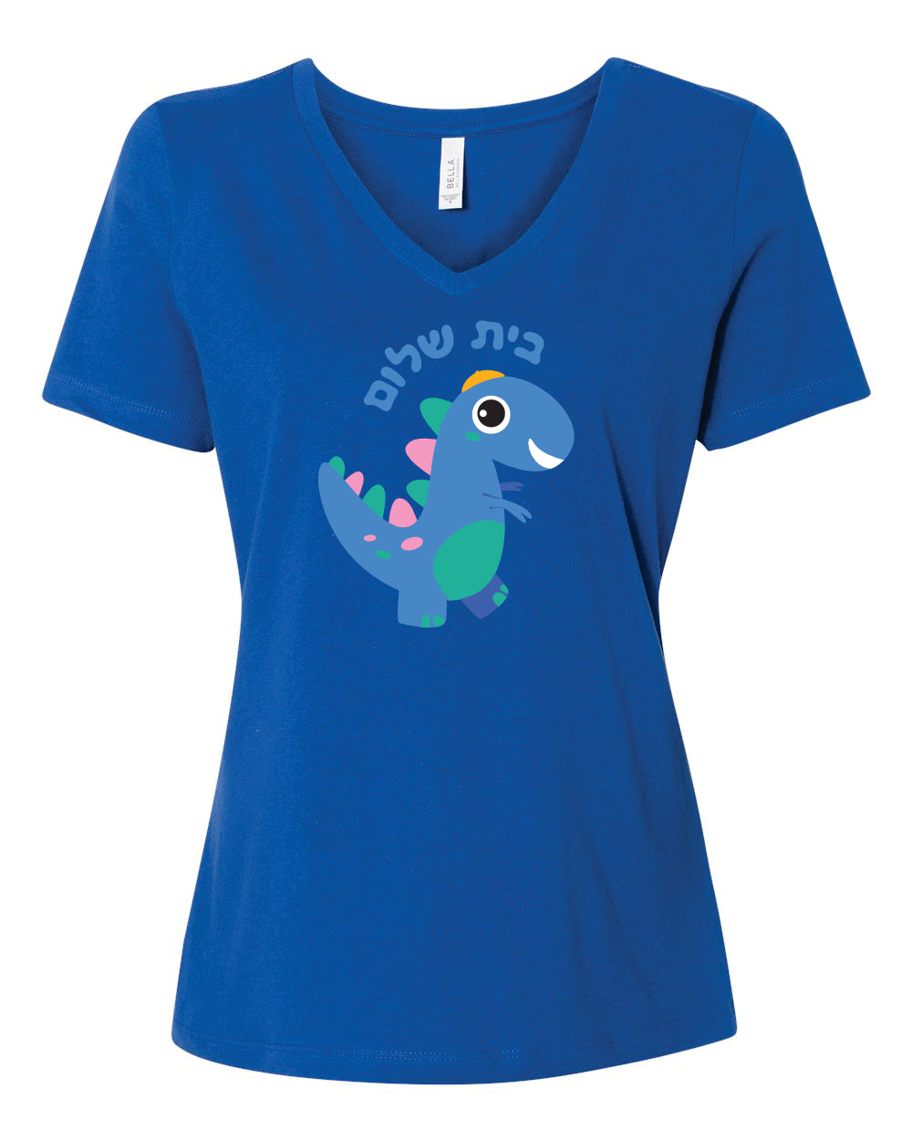 Women's V-Neck T-shirt - Full Front Design