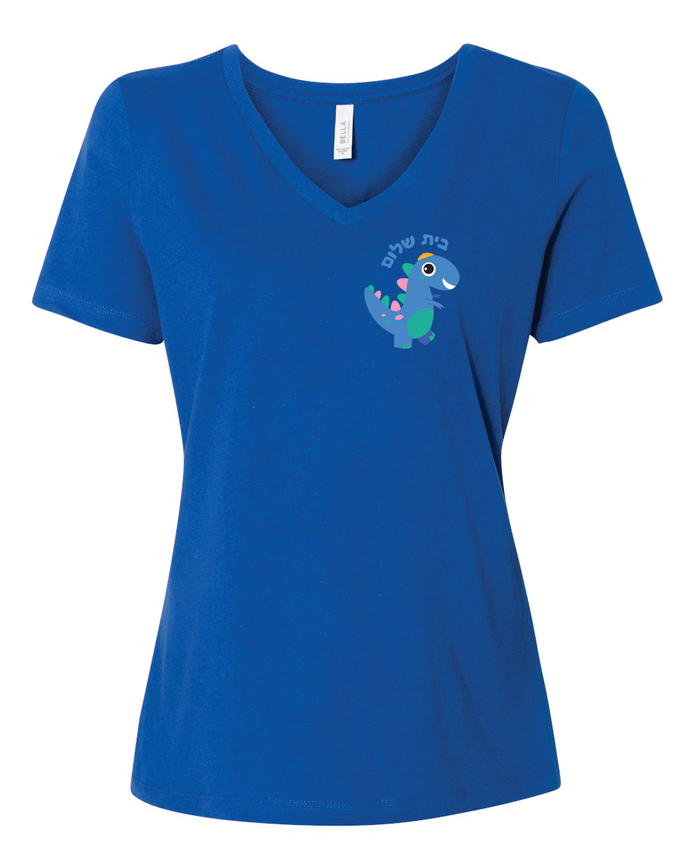Women's V-Neck T-shirt - Left Chest Design