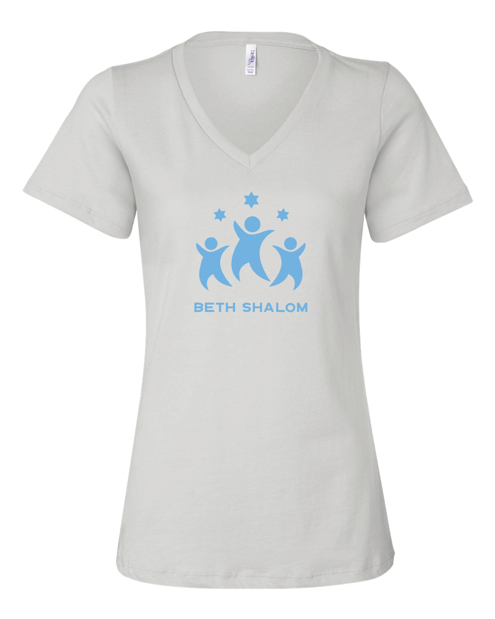 Women's V-Neck T-shirt - Full Front Design