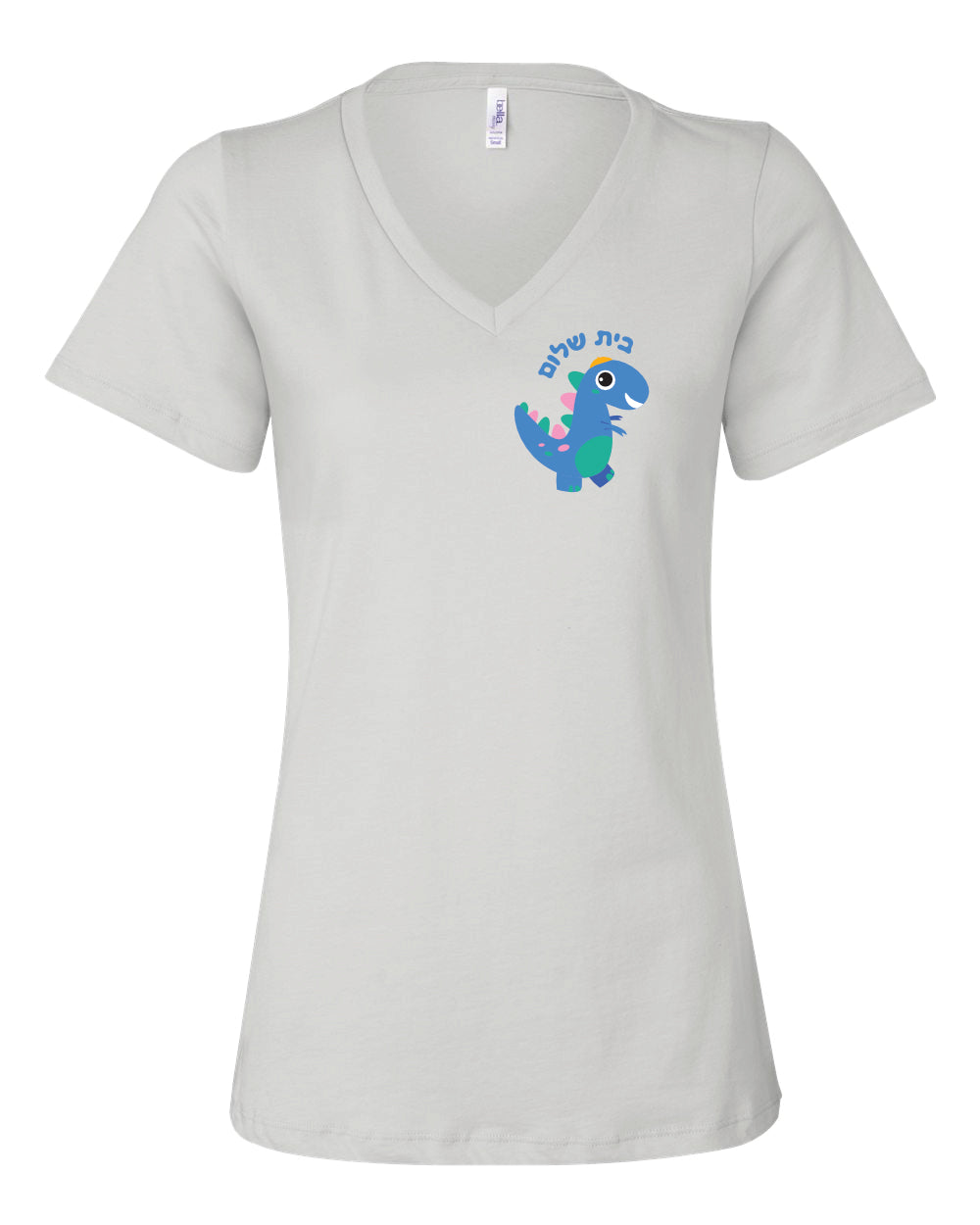 Women's V-Neck T-shirt - Left Chest Design