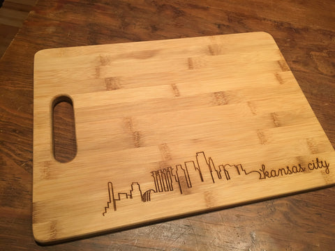 Skyline Bamboo Cutting Board