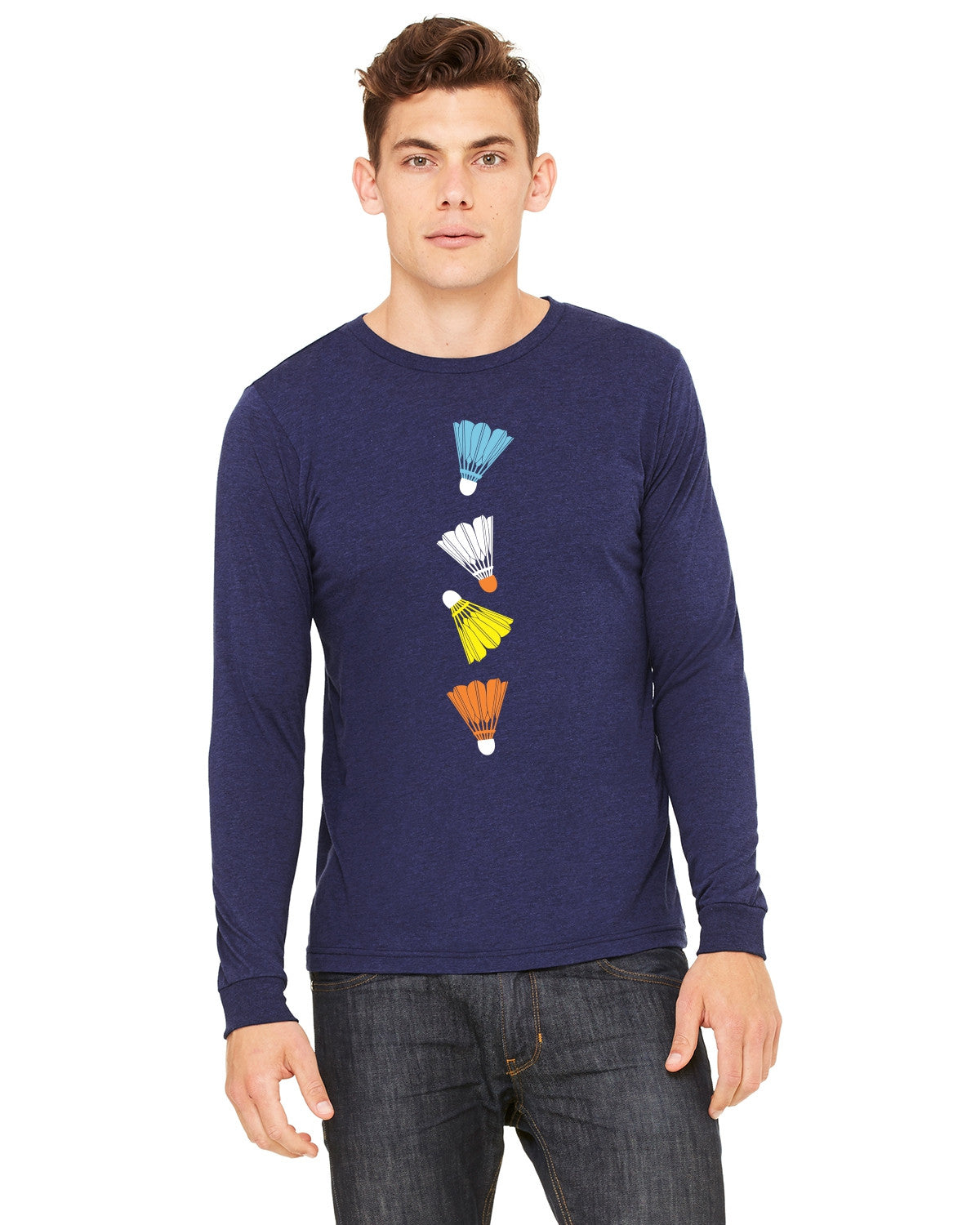 Shuttlecocks Long Sleeve - Multi-color
